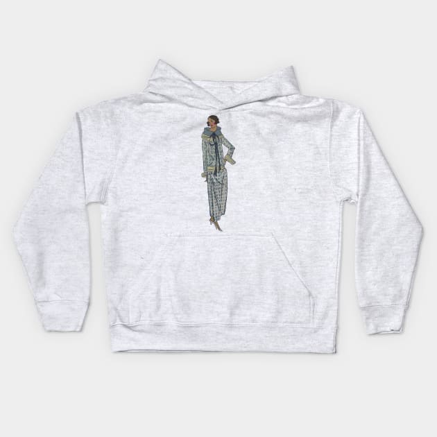 Flapper Girl 6 Kids Hoodie by The Golden Era